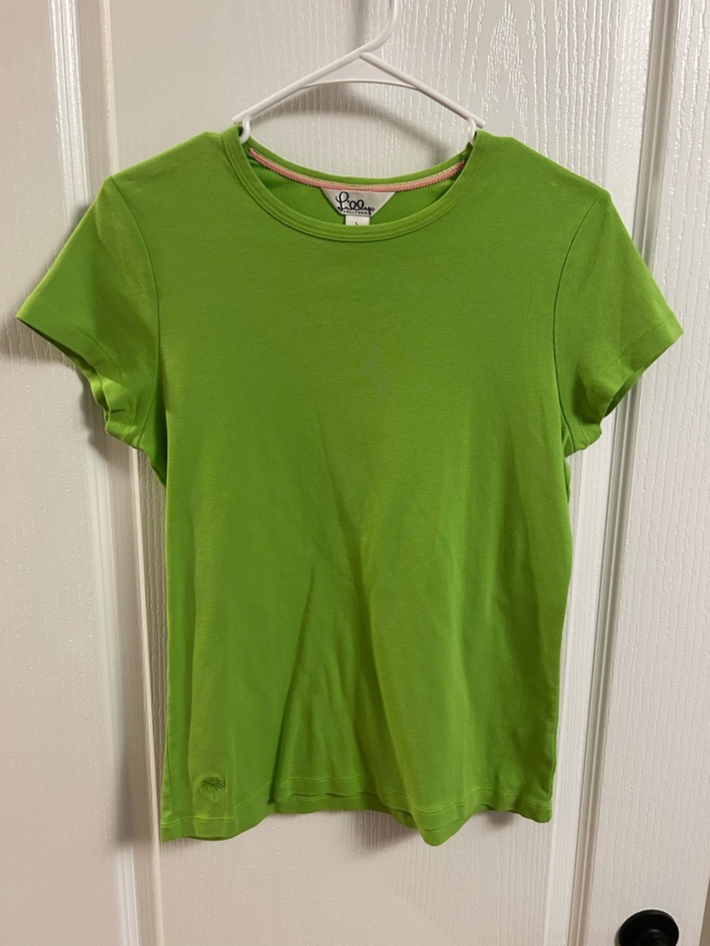 Lilly Pulitzer Girls Lime Green Short Sleeve Tee
